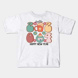 Happy New Year 2024 Kids T-Shirt